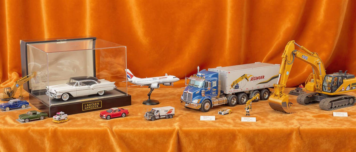 Detailed Toy Models for Collectors and Kids