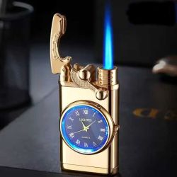 Lighter with Built-In Quartz Watch