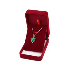 Red Velvet Jewelry Box for Bracelets and Necklaces