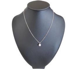 Pearl necklace – zinc alloy, synthetic pearl
