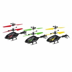 Mini Flying RC Helicopter Toy – Rechargeable Infrared Drone with Remote Control & LED Lights