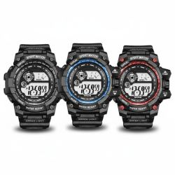 Мъжки Дигитален Часовник LByzHan 2124MH – LED Осветление, Водоустойчив Спортен Дизайн